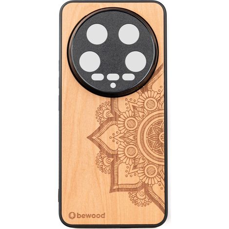 Custodia in legno Bewood per Xiaomi 14 Ultra MANDALA APPLE TREE (1/2)