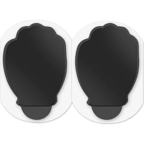 CREA Easy@home Tens Machine Pads 16 2"x3" Électrodes adhésives réutilisables Tens Pads de remplacement pour Tens masseur d'impulsions électronique en forme de main