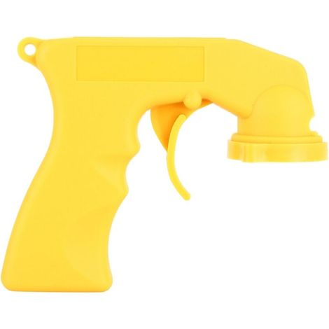 La peinture jaune de jet d'aérosol de voiture peut collier de verrouillage de déclencheur de poignée de poignée de pistolet (1/5)