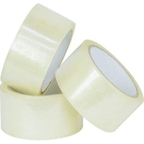 3 x Clear Packaging Tape 50mm x 66m