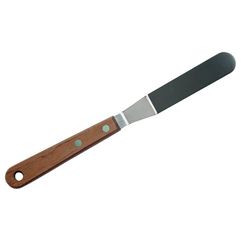 Dexam Angled Blade Wooden Handle Palette Knife