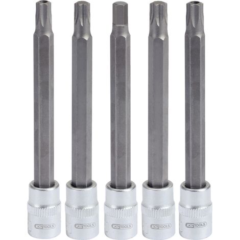 KS Tools 1/4" Spezial-Airbag-Bit-Stecknuss-Satz, 5-tlg - 140.2300 (1/2)