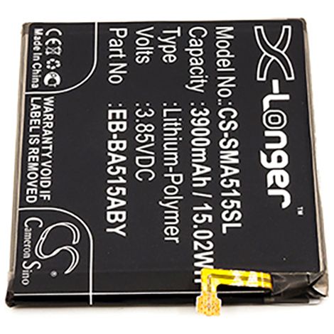 NX - Batterie téléphone, smartphone, GSM pour Samsung 3.85V 3900mAh - EB-BA515ABEEB-BA5