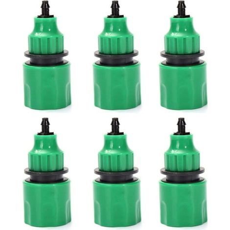 Lot de 6/7 raccords rapides pour tuyau d'arrosage 8mm/11mm, connecteur universel de pistolet à eau, accessoires de jardinage pour équipement extérieur (1/5)