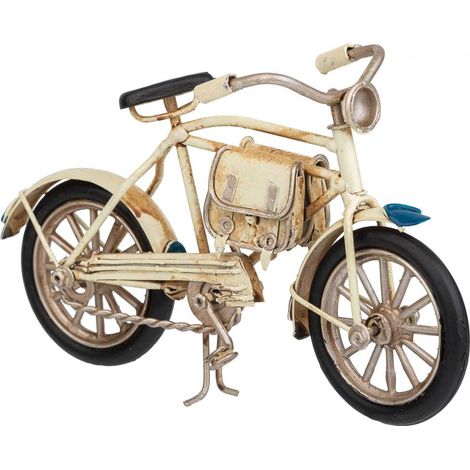 Bici de metal marrón 16x5x9 (1/5)
