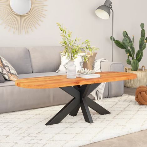 Dessus de table  Dessus de bureau  Plateau de table 100x40x3,8 cm ovale bois massif d'acacia