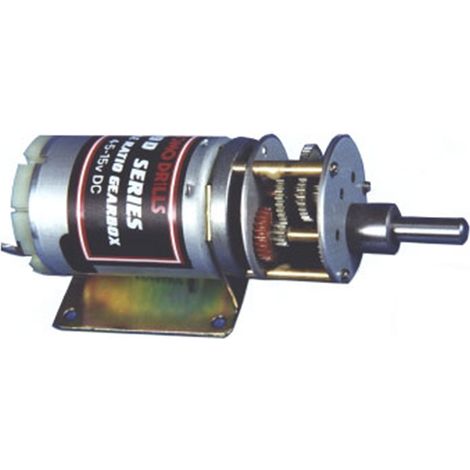 Motoréducteur CC RS PRO, 12 V, 19,8 W, 241 tr/min, dia. de l'arbre 6mm ( Prix pour 1 ) (1/2)