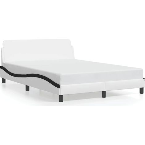 Maison Exclusive - Giroletto Dover Nero e Bianco 120x200 cm in Similpelle (1/5)