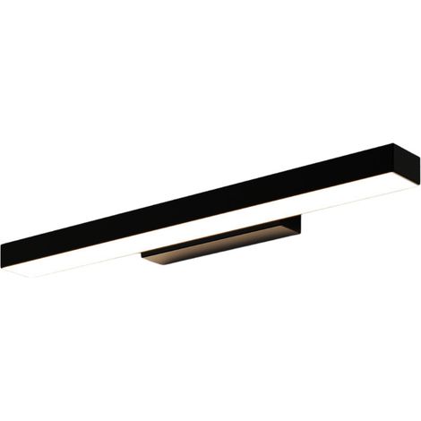 Applique bagno specchio nera 42cm LED 12W CCT IP44 Aqua (1/5)