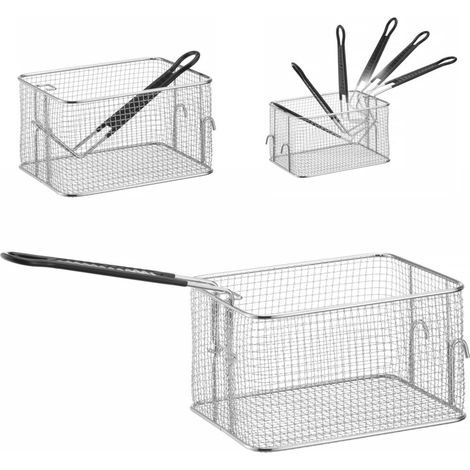 Cesta para freidora eléctrica con asa, 4 l, 208 x 140 x 125 mm (1/5)