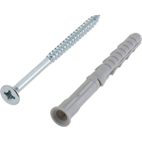 Fischer 50x  Taco SXR  6X60 Z  Tornillo de  cabeza avellanada  (PZ) -  503233