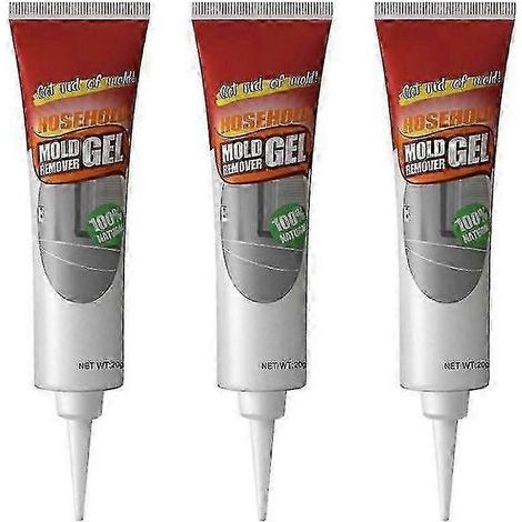 Gel anti-moisissures (lot de 3) pour le nettoyage des murs. carrelages et vitres. Démaquillant magique. (1/5)