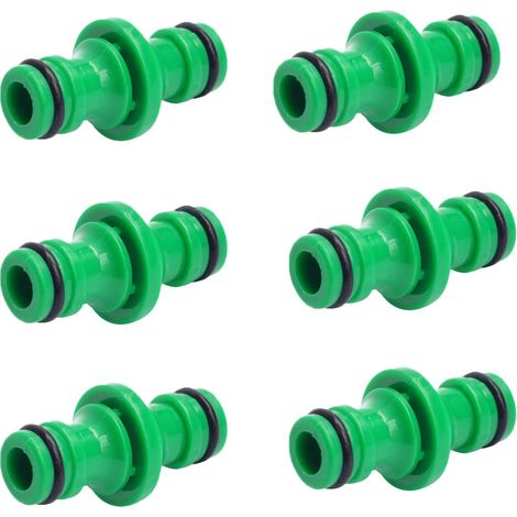 6 Rallonge tuyau, adaptateur universel plastique, connexion bidirectionnelle, raccordement eau, usage domestique (1/4)
