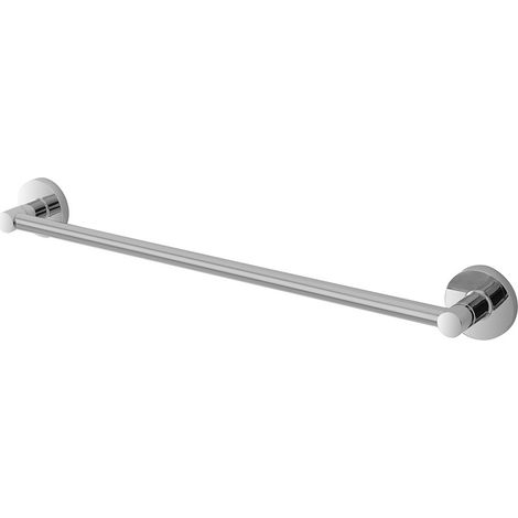 Porta asciugamani da parete 50 cm in metallo cromato Sprint (1/2)