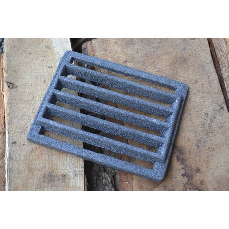 CA184 - 15 x 12 cm - Grille en fonte pour poêle, cheminée, cuisine (1/5)