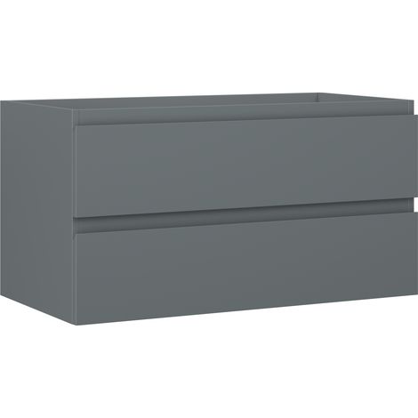 Mexen Orio mobile da bagno sottolavabo 90 cm, 2 cassetti, grafite opaco - 91A10-09047-2-BFF66 (1/5)