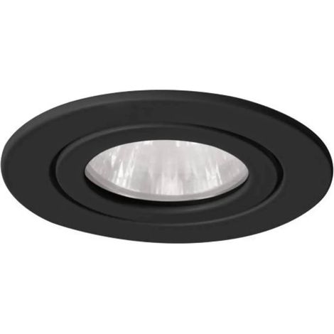 [NEUWERTIG] B-Ware Brumberg Einbauring Einbaustrahler Downlight Schwarz Gx5,3 Led Edelstahl Rund