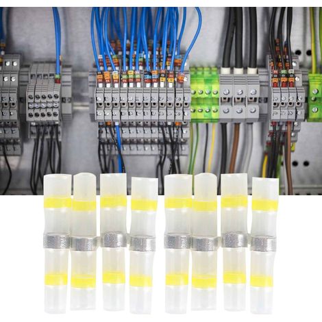 200 pièces de manchons d'étanchéité soudés étanches et thermorétractables pour connecteurs de fils à bornes de queue (1/5)