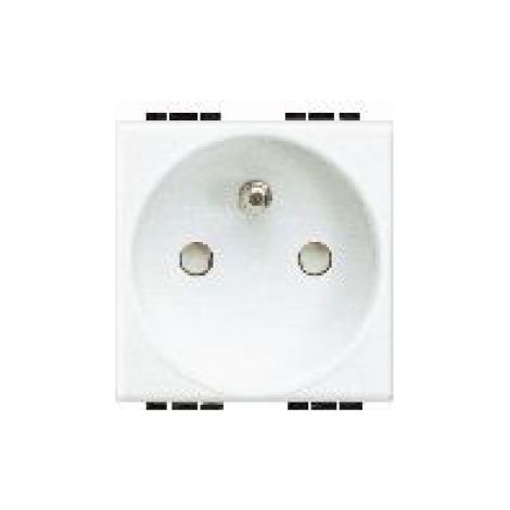 Bticino Cofrel N4142AN -PRISE 2 P+T 16A - 250V CONNEXION AUTO - LIVINGLIGHT BLA (1/5)