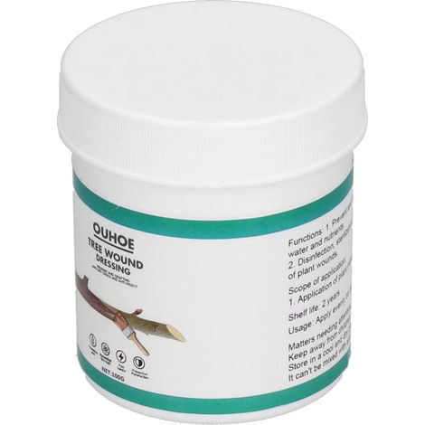 Pâte cicatrisante pour arbres (100 g), agent d'application végétale, agent de cicatrisation des plaies des grands arbres, à utiliser pour l'enracinement et la réparation. (1/5)