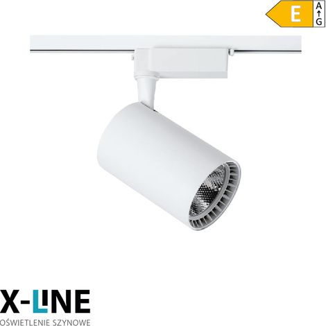 Spot sur rail LED 20W blanc 4100K X-LINE orientable DPM (1/5)