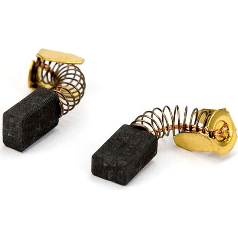 Piezas de reparación de escobillas de carbón de motor, 5 mm x 8 mm x 12 mm, 10 pares (1/2)