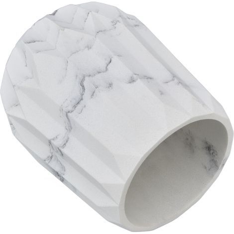 Set aus 2 kreativen Stiftehaltern im nordischen Stil aus Marmor, auch zur Aufbewahrung von Make-up-Pinseln geeignet, für Zuhause oder Büro. (1/5)
