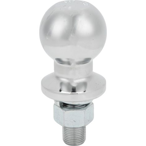 Boule d'attelage de remorque de 2 pouces, tige de 3/4 x 1 3/4 pouce, universelle, en acier durable chromé, 3500 lb, pour caravane (1/5)