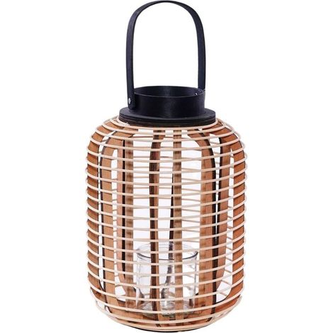 Lanterna in rattan, Ø25H38 cm (1/2)