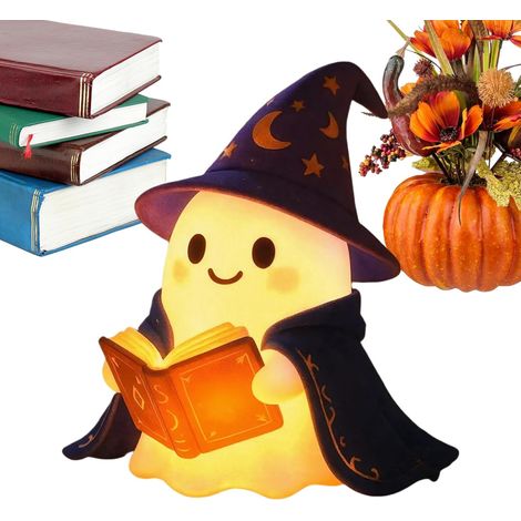 Veilleuse Halloween Décoration Livre De Lecture Mignonne (1/5)