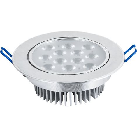 Spot LED blanc encastré au plafond, angle réglable, 3 W, avec trou pour éclairage vers le bas (1/3)