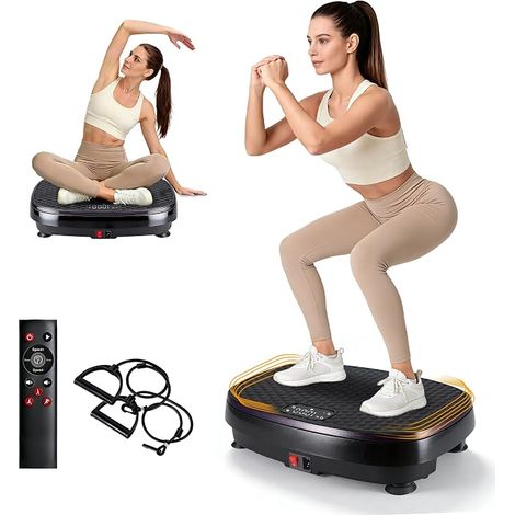 GBLY Piastra Vibrante Sport Casa 199 Livelli 9 Programmi Altoparlante Dimagrimento Allenamento Corpo 150kg (1/5)