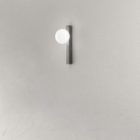 Plafoniera Minimal Snooky Metallo Grigio 1 Luce G9 Ip20