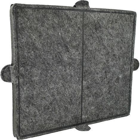 vhbw Filtre à charbon actif compatible avec Miele DA 429-6 C, DA 4298 W, DA 429-4, DA 429-4 / TITAN, DA 428-6, DA 428-8 W, DA 428-4 hotte aspirante