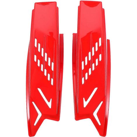 Klaxons pour véhicules électriques et motos, lot de 2, en ABS rouge (1/5)