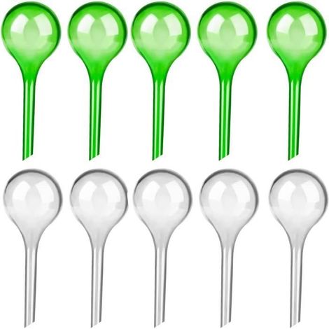 10 pièces Boules D'arrosage Automatique Matériel d'Arrosage Automatique en PVC pour Plantes Boules d'irrigation Plantes de Jardin (1/4)