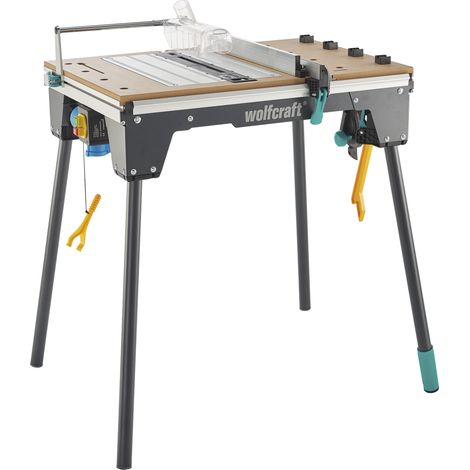 wolfcraft - Master Cut 2200 - Établi Pliant Multifonction pour Machine - Réglable en hauteur - réf. 6907000