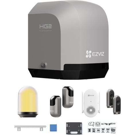 Moteur portail coulissant 400 kg Ouvre Portail Auto Vantaux max 6m Sécurité détection obstacles Batterie secours Télécommandes Contrôle APP HG2-400 (1/5)