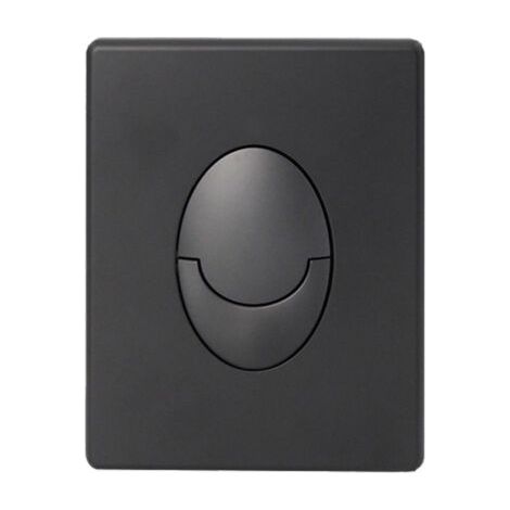 SkateAir Flush Tank Panel - Actuation Plate, 2 Flushes, Matte Black/Matte Black 38505KF0 (1/4)