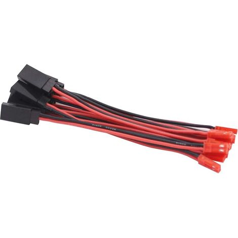 10 pièces mâle à femelle Servo connecteur fiches adaptateur câble 20awg 10cm Silicone fil pour RC Lipo batterie (1/5)