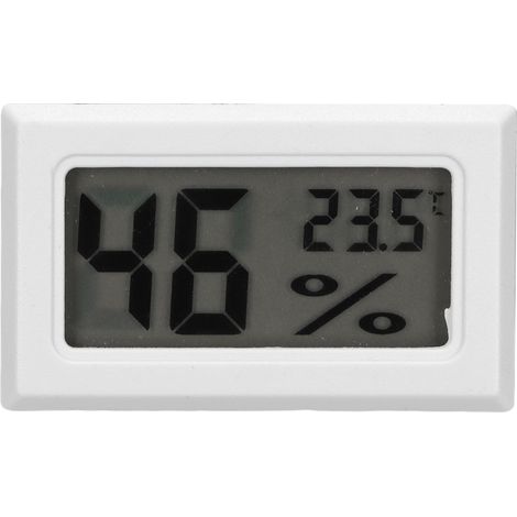 Mini-Digital-Hygrometer-Thermometer (weiß) für Weinkeller – Tragbares elektronisches Hygrometer