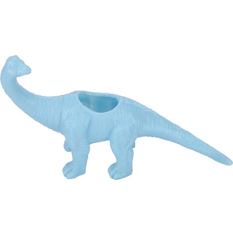 Pot de fleurs dinosaure pour cactus et plantes succulentes - Décoration de jardin (Bleu clair) (1/5)