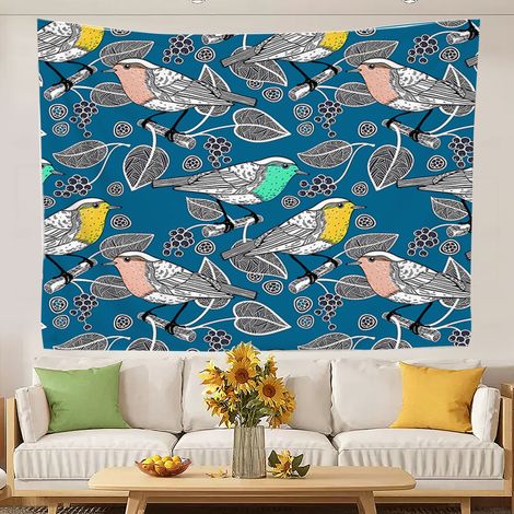 Tapisseries esthétiques pour la décoration de chambre à coucher 100x75cm (1/5)