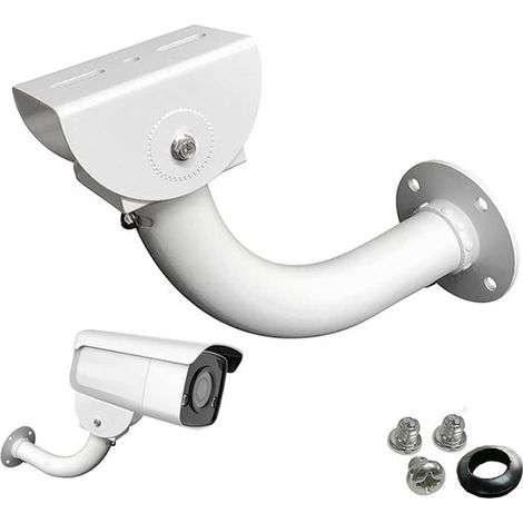 Soporte de pared universal ajustable para cámaras de seguridad CCTV - Giro de 180 grados (1/5)