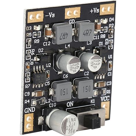 Régulateur de tension 24V/15V vers ±12V, module convertisseur positif et négatif à double filtre (1/5)