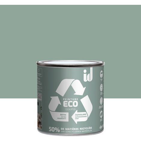 Pintura para paredes/techos de eucalipto ID Eco satinada 0,5 l ID