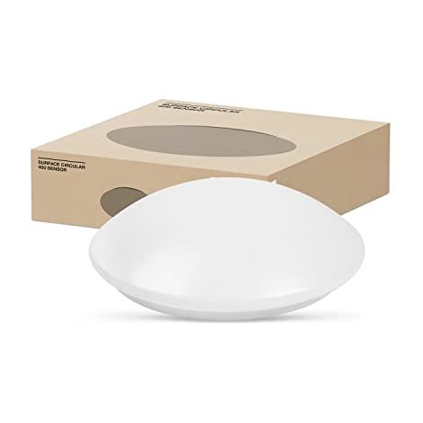 Ledvance Lampada da parete e soffitto con IP44 e sensore ad alta frequenza SURFACE CIRCULAR 400 SENSOR 24W 830 (1/4)