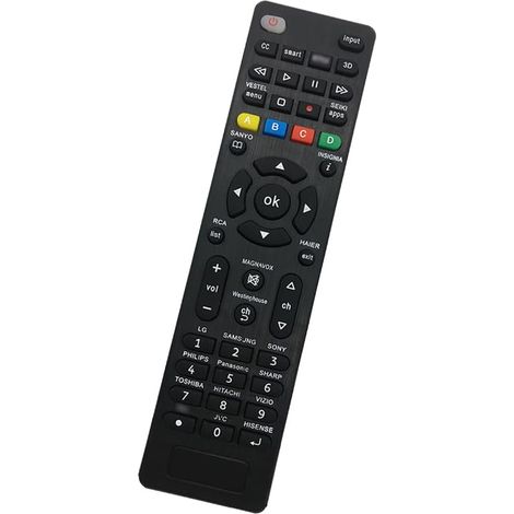 1 télécommande, compatible samsung lg sony, universelle smart tv, portée 10m, abs ergonomique, salon (1/5)