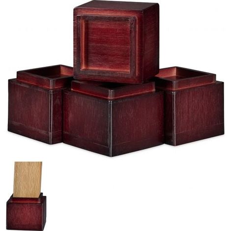 Set di 4 alzate per mobili in diversi colori colori (1/5)
