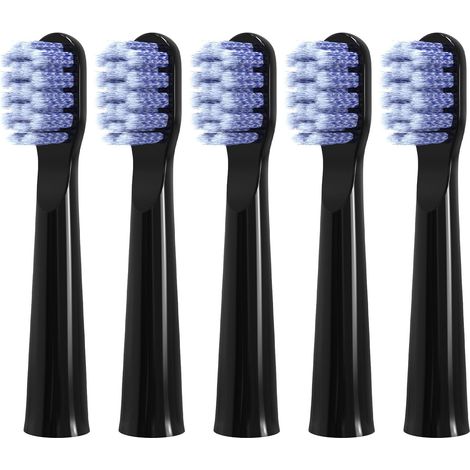 Lot de 5 brossettes de rechange compatibles avec Fairywill D7 D8 FW507 FW508 FW551 FW2011 FW917 FW959 FW515 & Seago SG-E9/SG-507/SG-958 - Poils souples Têtes de rechange pour brosse à dents électrique (1/5)